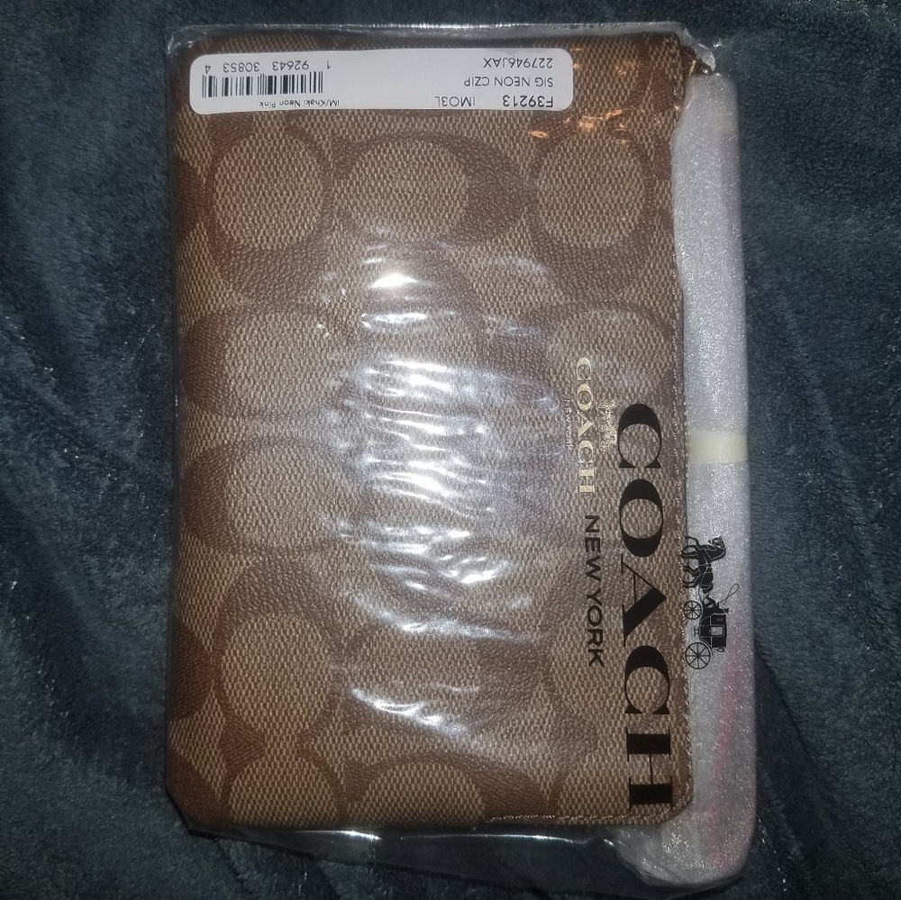 Authentic coach wristlet